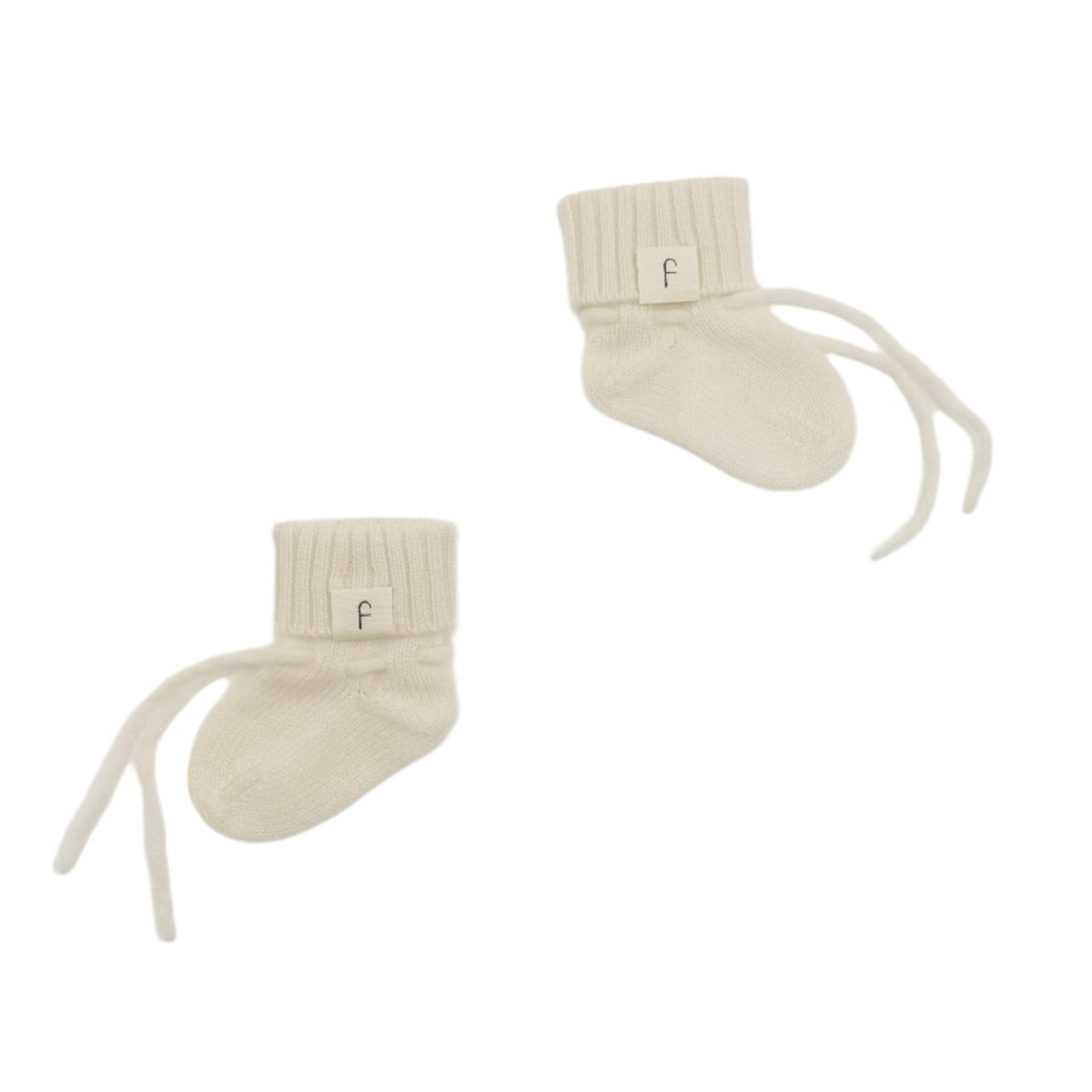 Cashmere Booties - Ivory