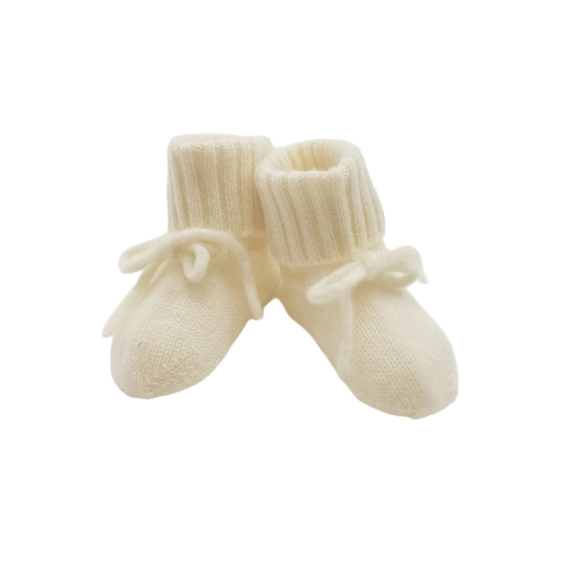 Cashmere Booties - Ivory