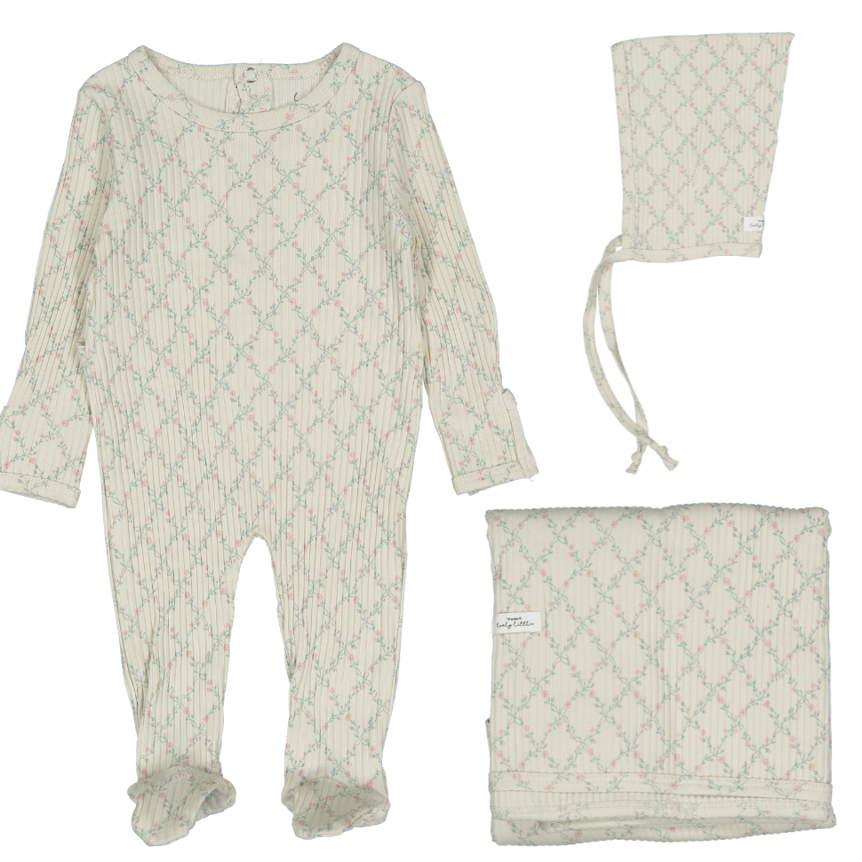 Lattice Pink 3pc set