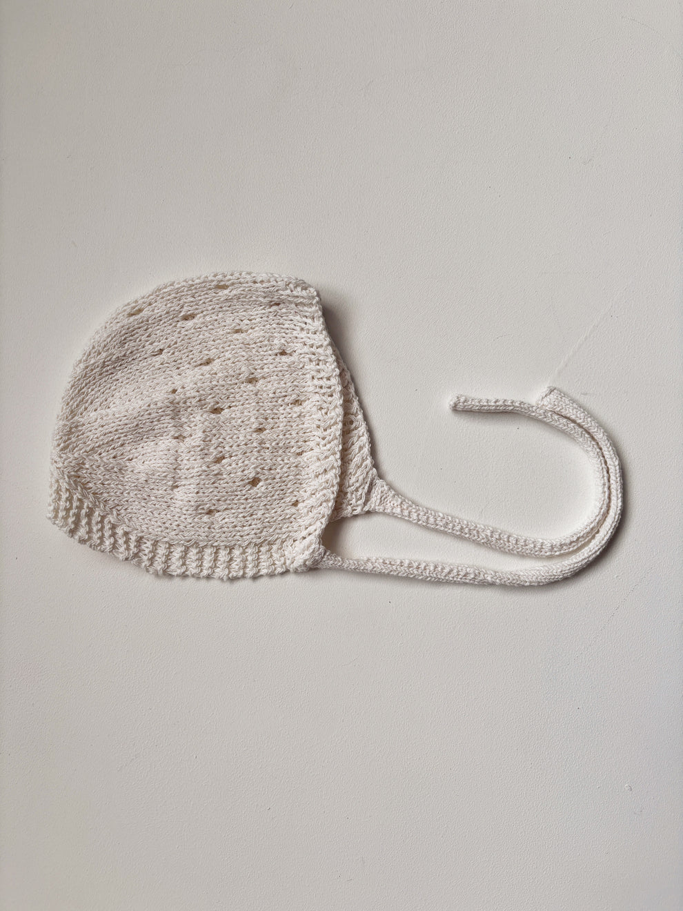 Crochet Bonnet - cream