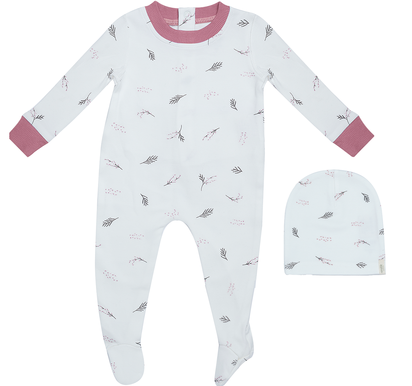 Tuft Pajamas With Beanie Girls
