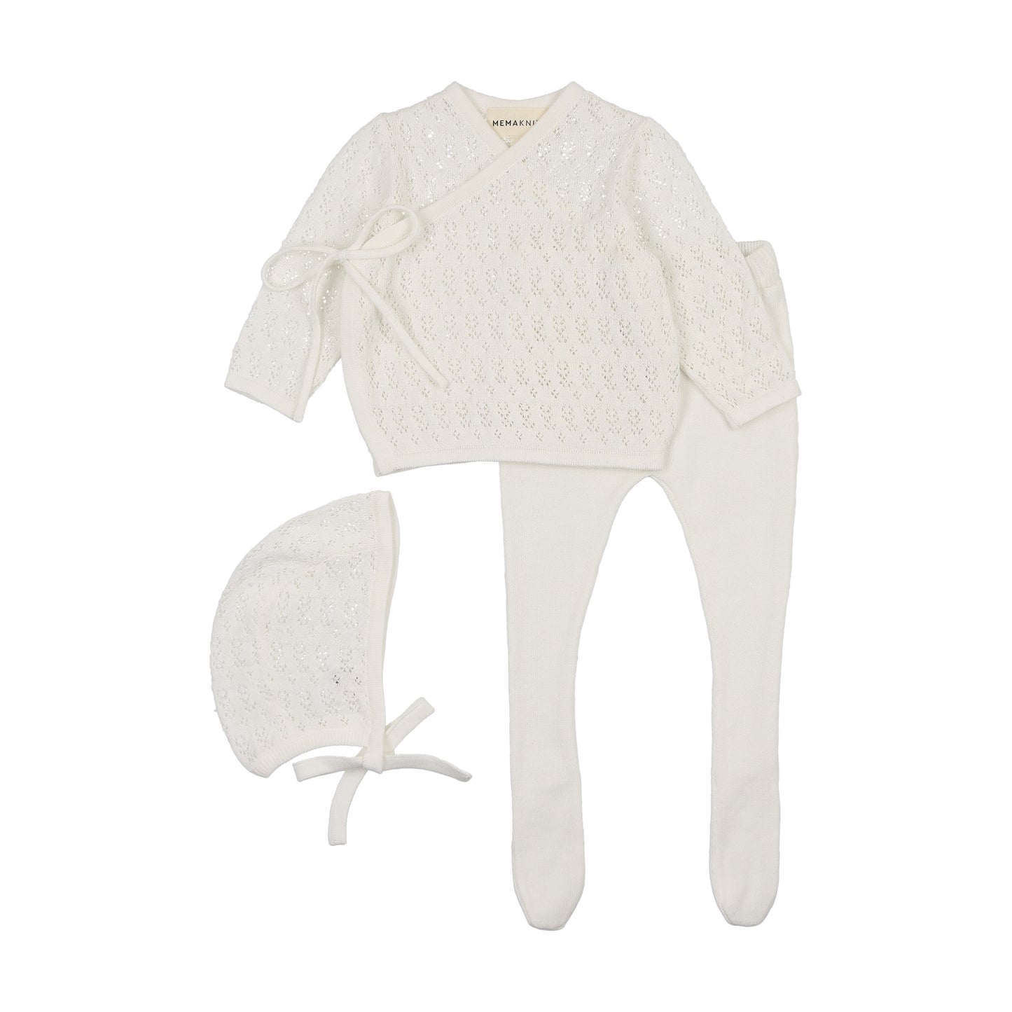 Winter White 2pc Set + Bonnet