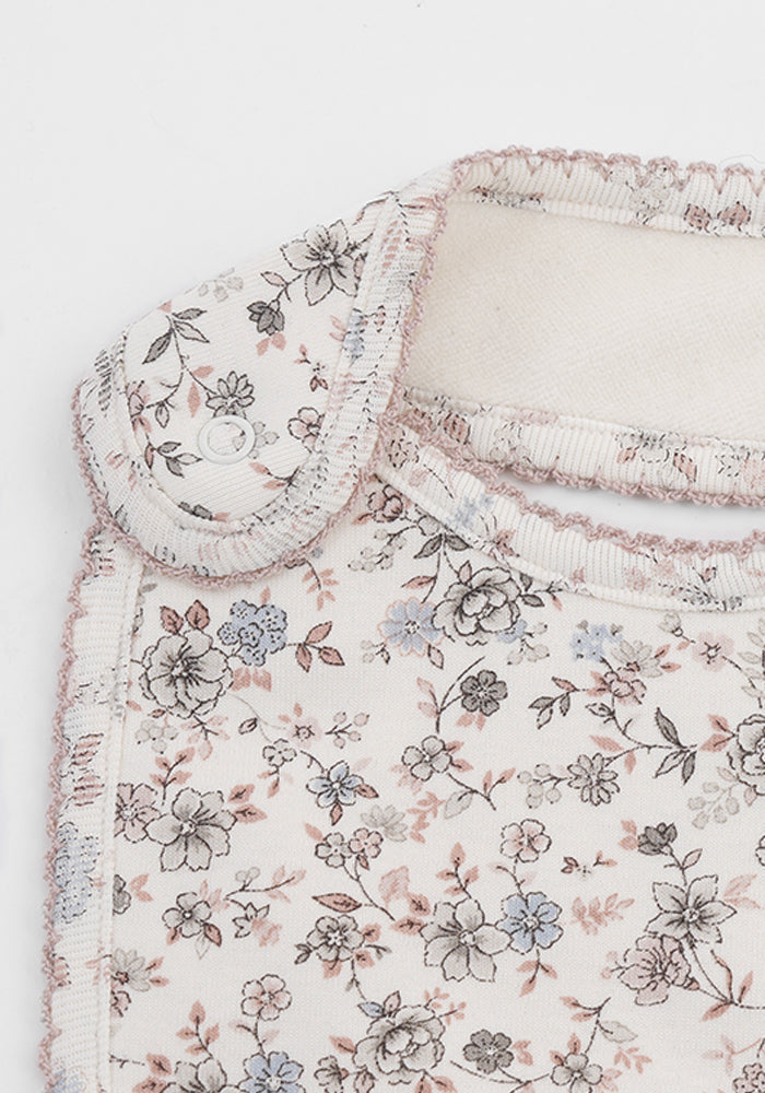 Baby Thessaria Vintage Organic Bib - Pink
