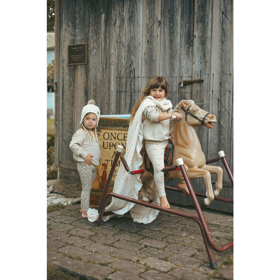 Ladida Layette Mauve Garden Sweatshirt Set