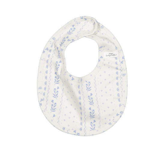 Lovely Littles Blue Tapestry Bib