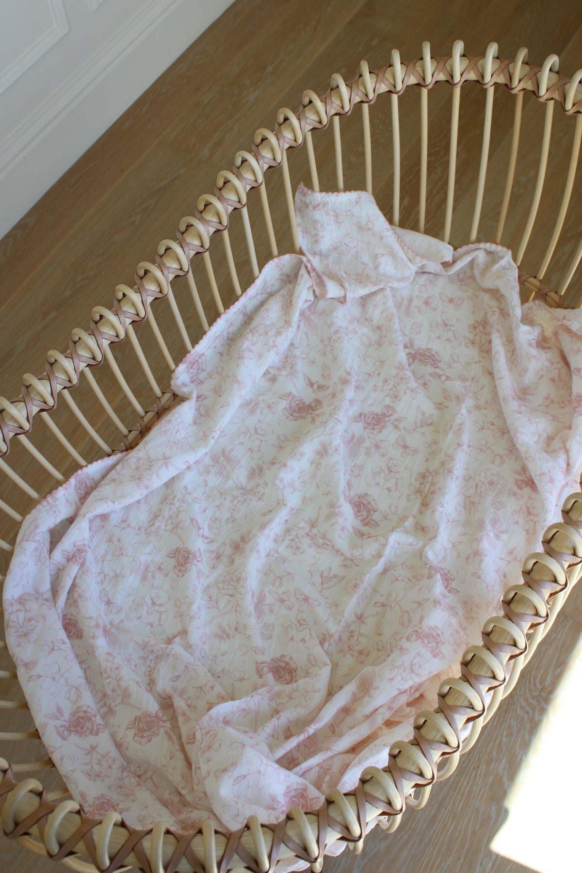 Little Threads
Rose Toile Muslin Blanket