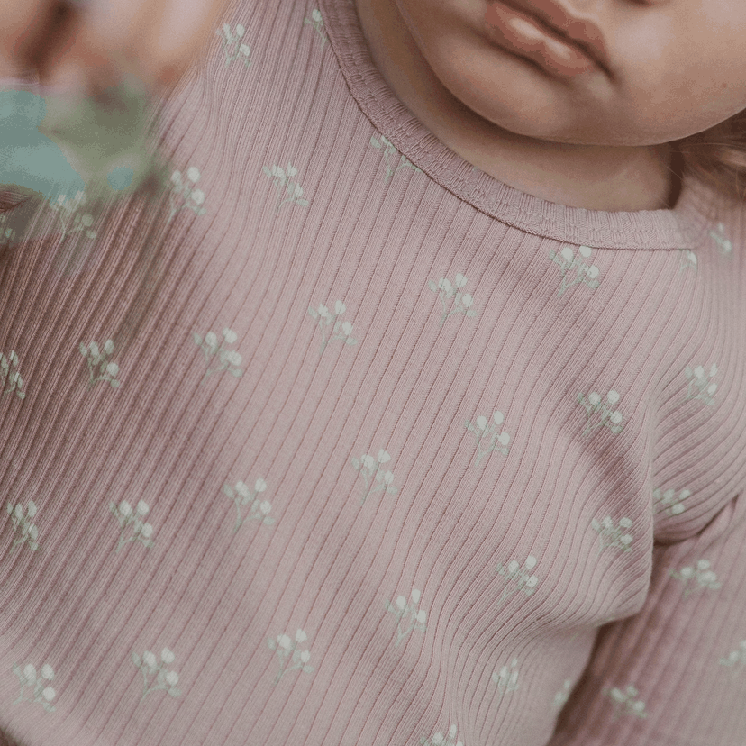 The Printed Romper - Rosewood Sprout