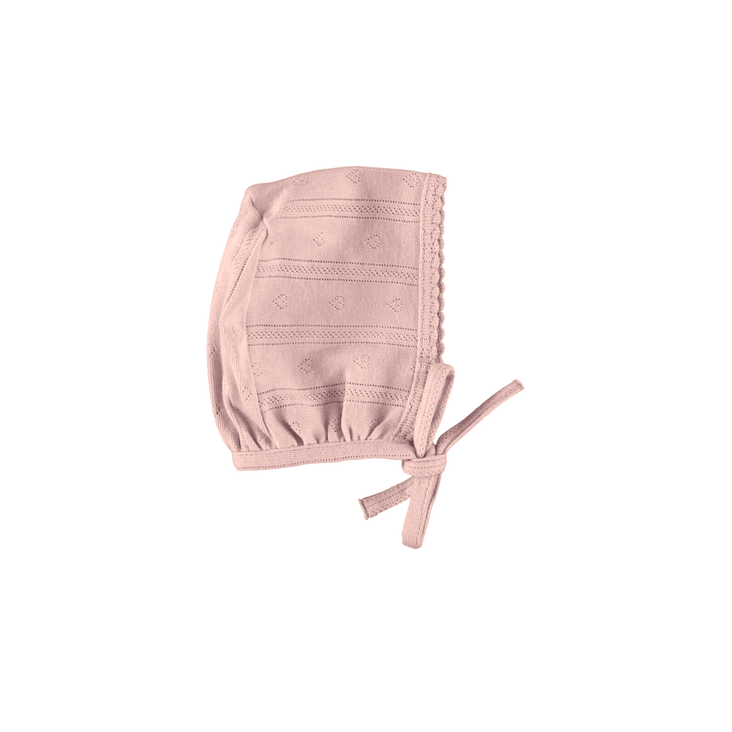 Bebe Organic Wrap Overall & Bonnet - Blush