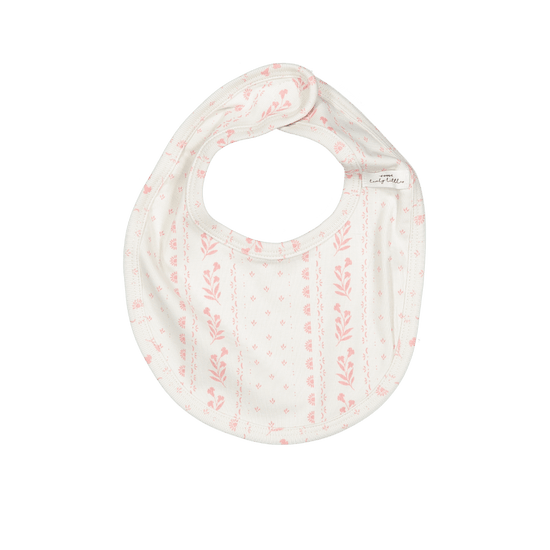 Lovely Littles Pink Tapestry Bib