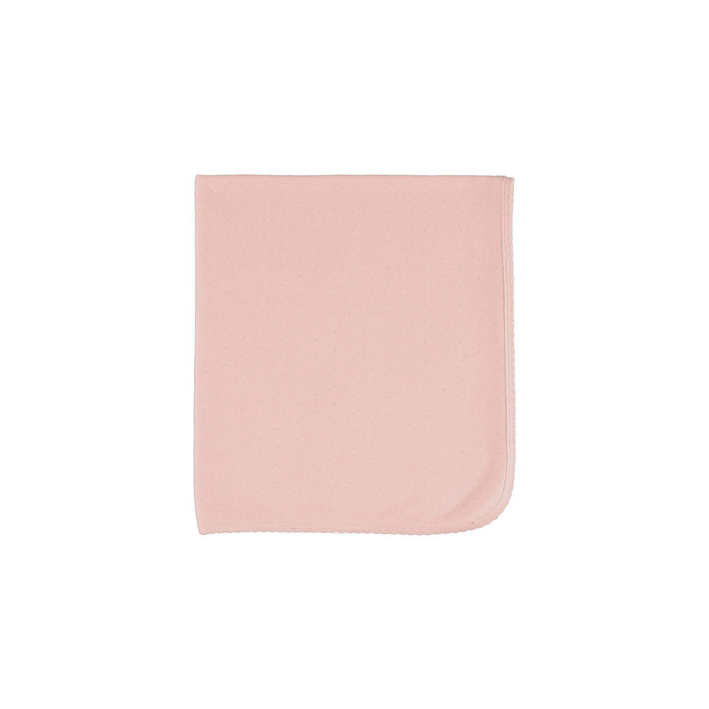 Bebe Organic Pointelle Blanket - Blush