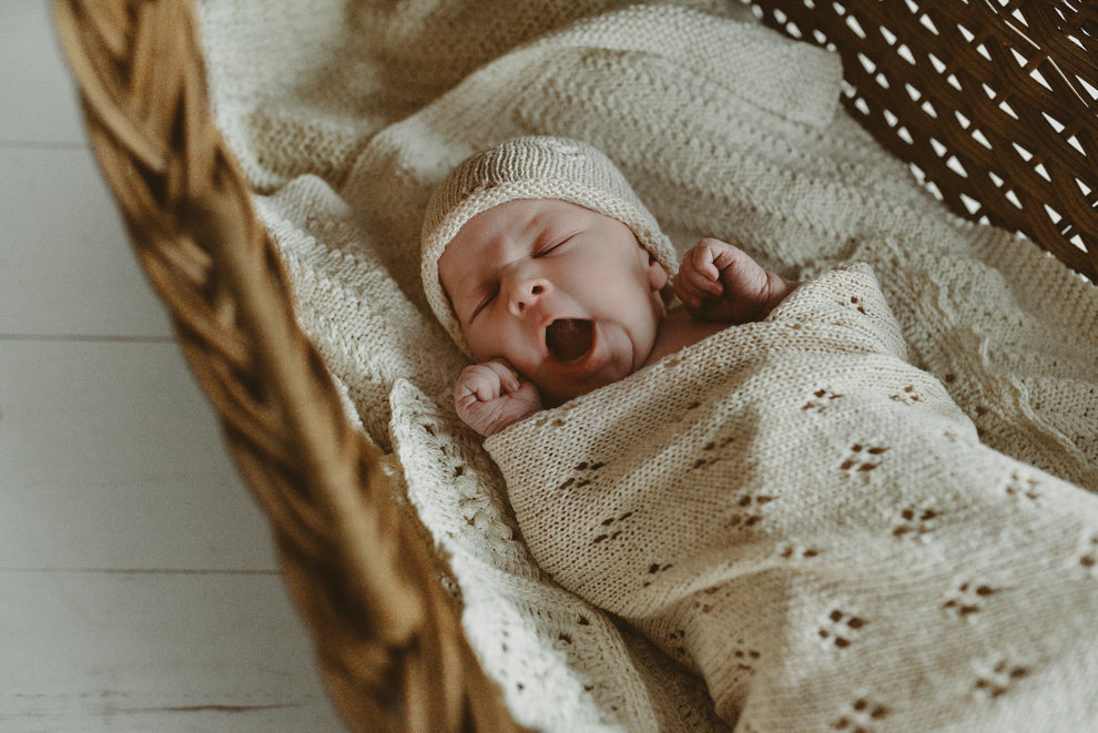 Crochet swaddle set