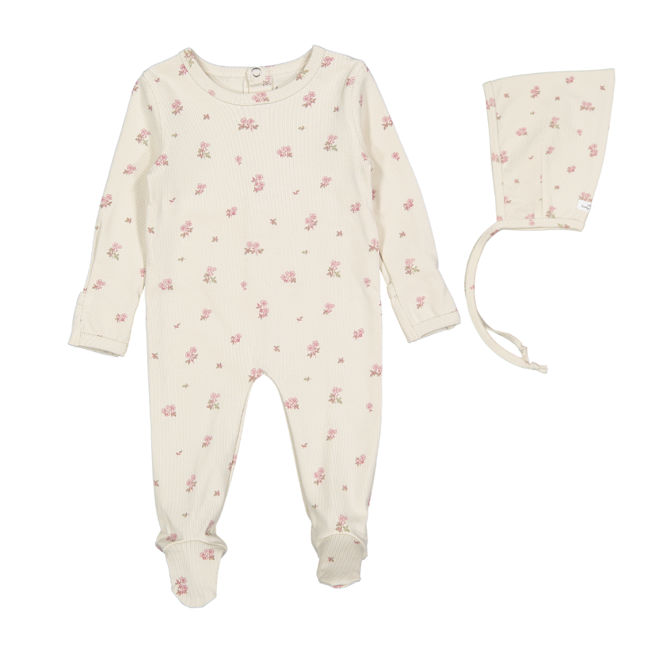Lovely Littles Footie + Bonnet Azelea