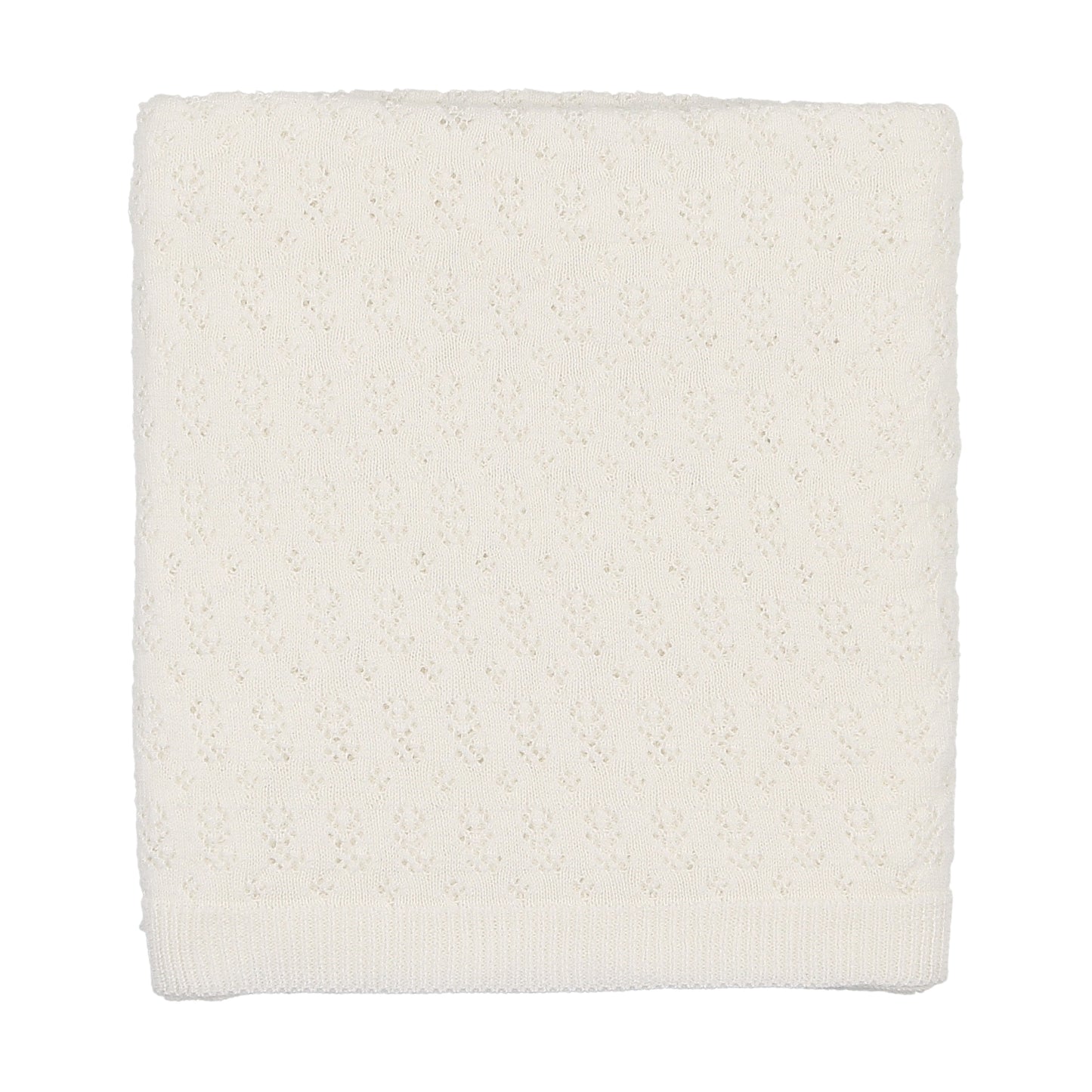 Knit Pointelle Blanket