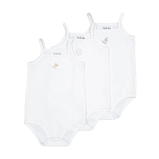 White Pointelle 3 set Onesies