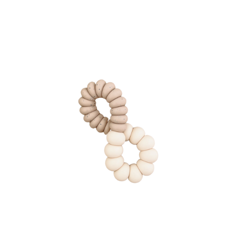 Twist Teether - Speckled Vanilla