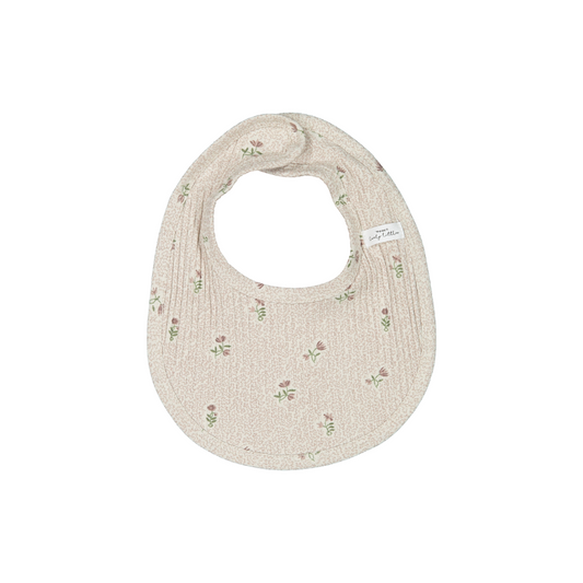 The Printed Bib - Dahlia Pink