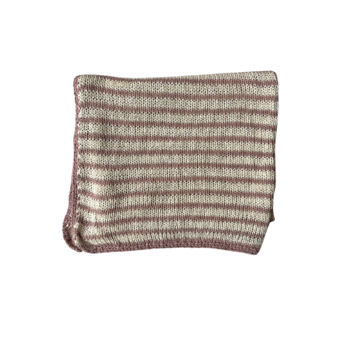 Striped Knit Blanket