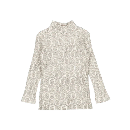 The Printed Turtleneck Lila Floral