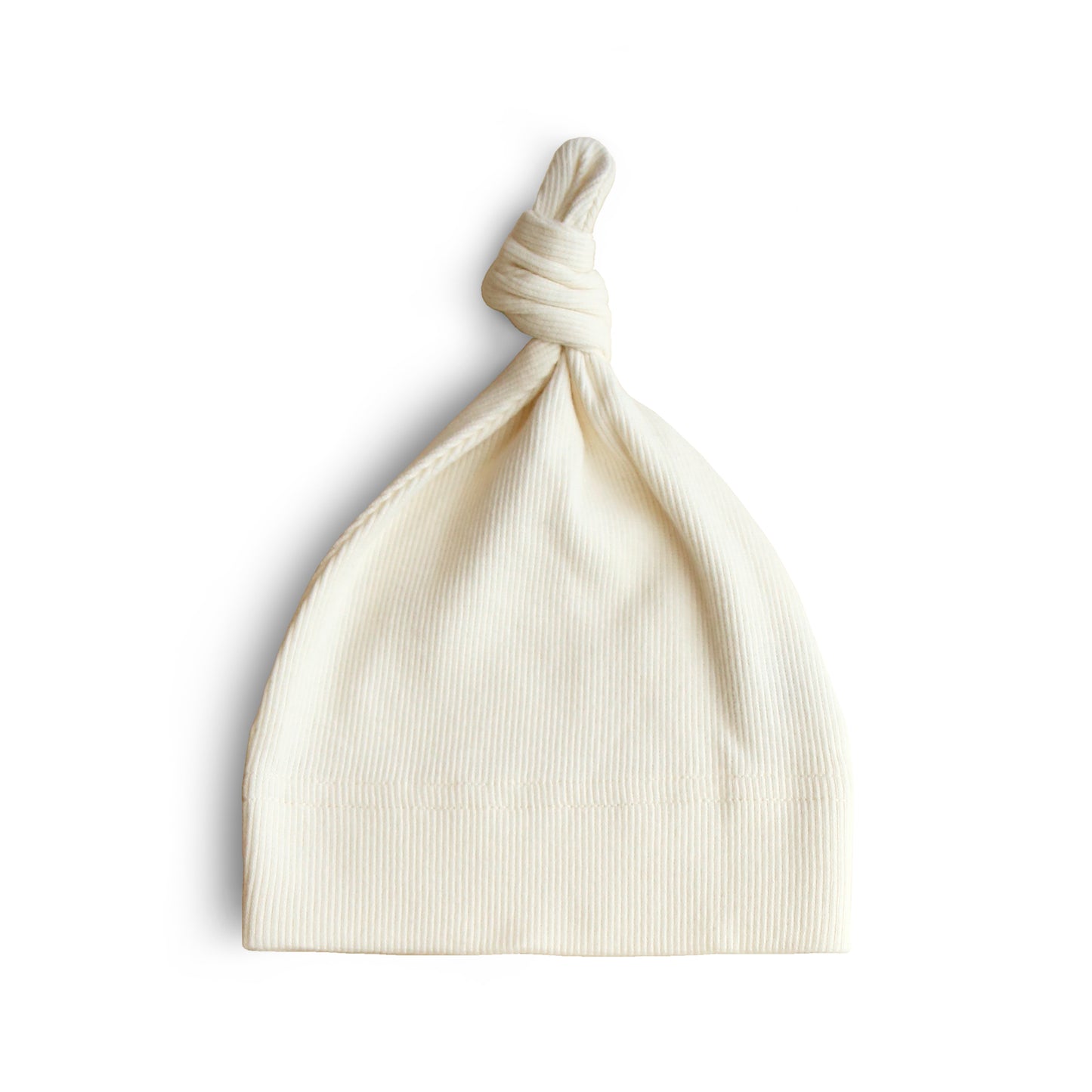 Ribbed Baby Beanie - Cream