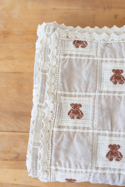 Patchwork Blanket - Teddy