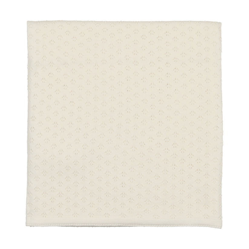 Pointelle Blanket - cream