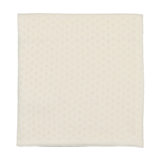 Pointelle Blanket - cream