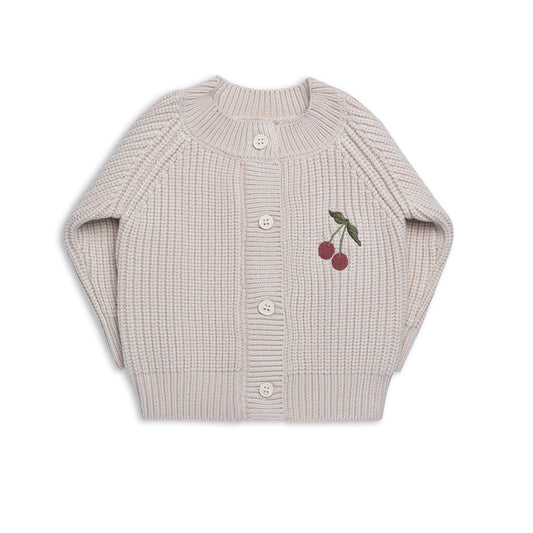 Cardigan Sweater Cherry