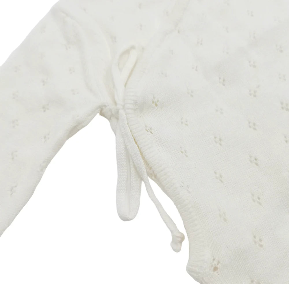 Pointelle Babygrow Ivory