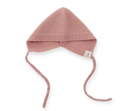 Cashmere Knit Babygrow & Bonnet - Pink