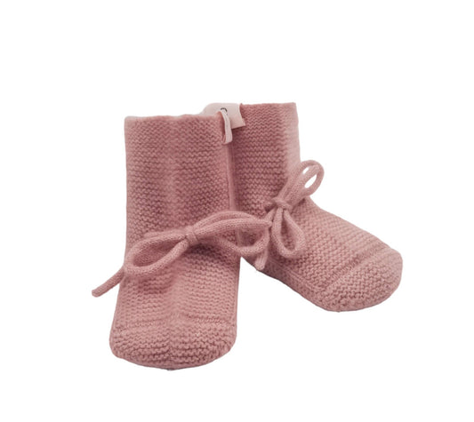 Cashmere Booties - Pink