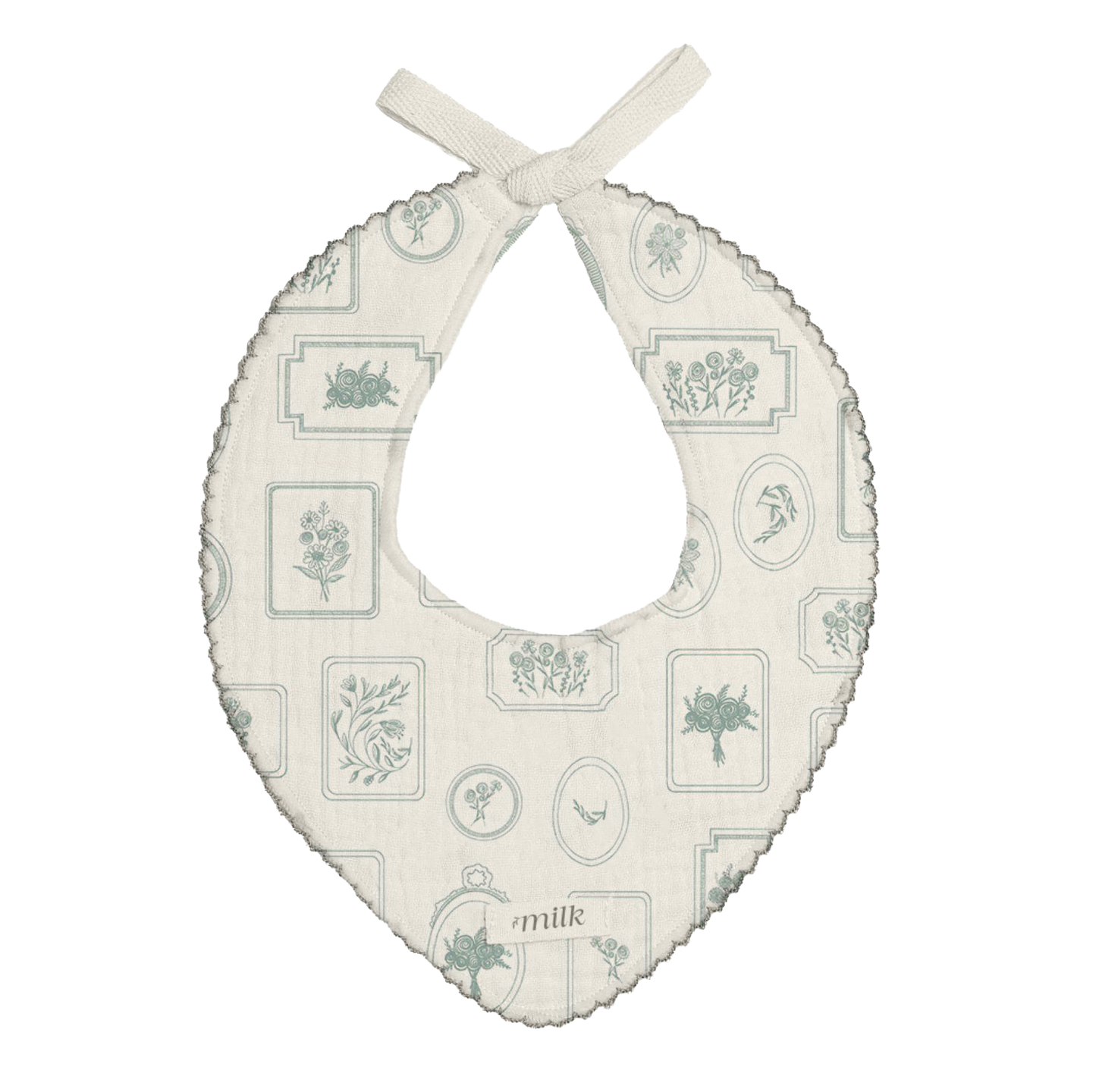 Milk Denmark Keepsake Bib Boys
