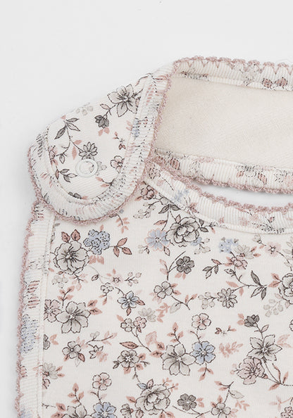 Baby Thessaria Vintage Organic Bib - Pink