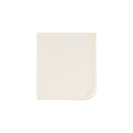 Bebe Organic Pointelle Blanket - Natural