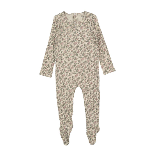Ladida Layette Mauve Garden Romper