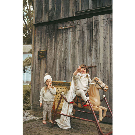 Ladida Layette Mauve Garden Sweatshirt Set
