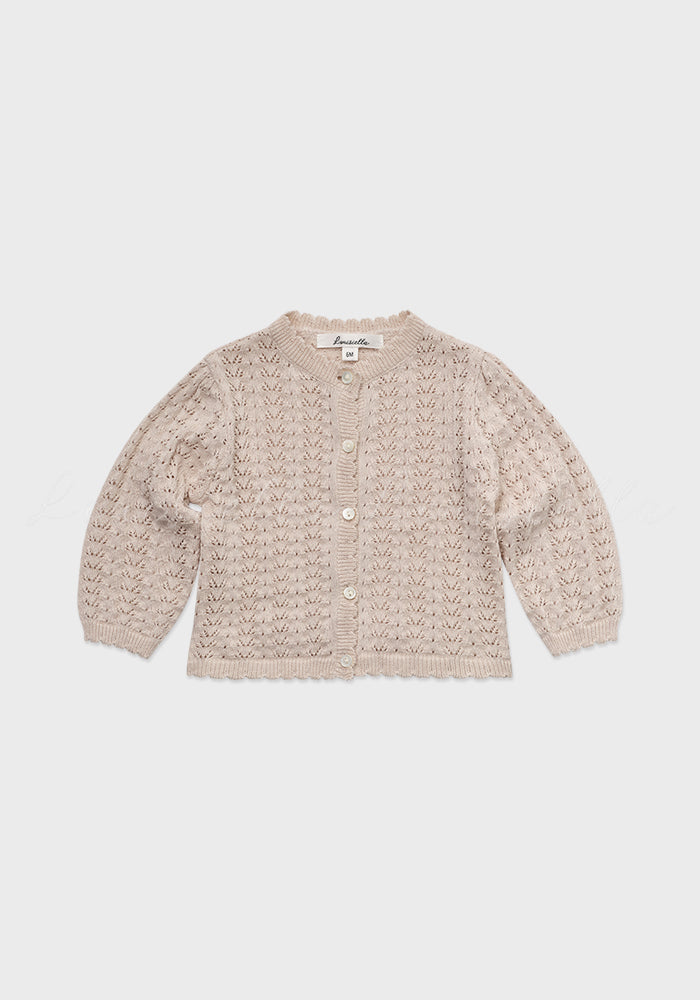 Louisiella Baby Lavera Knit Cardigan Pink