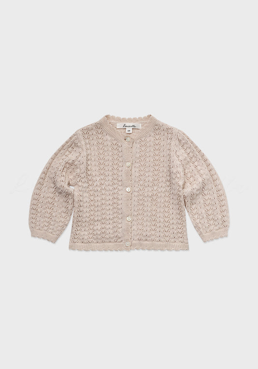 Louisiella Baby Lavera Knit Cardigan Pink