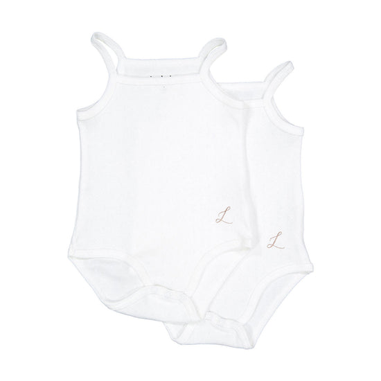 White Pointelle 2 set Onesies
