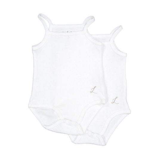 White Pointelle 2 set Onesies