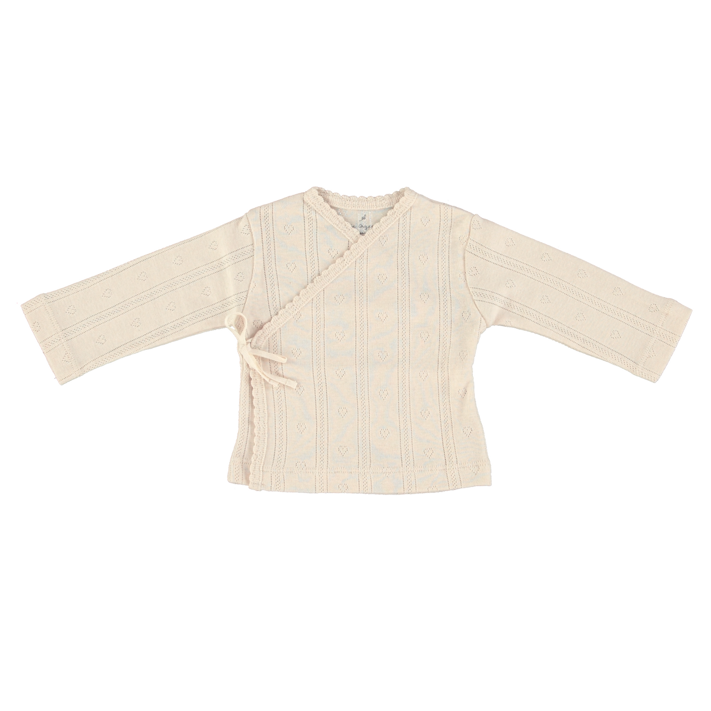 Bebe Organic Wrap Tee / Footed Leggings & Bonnet - Natural