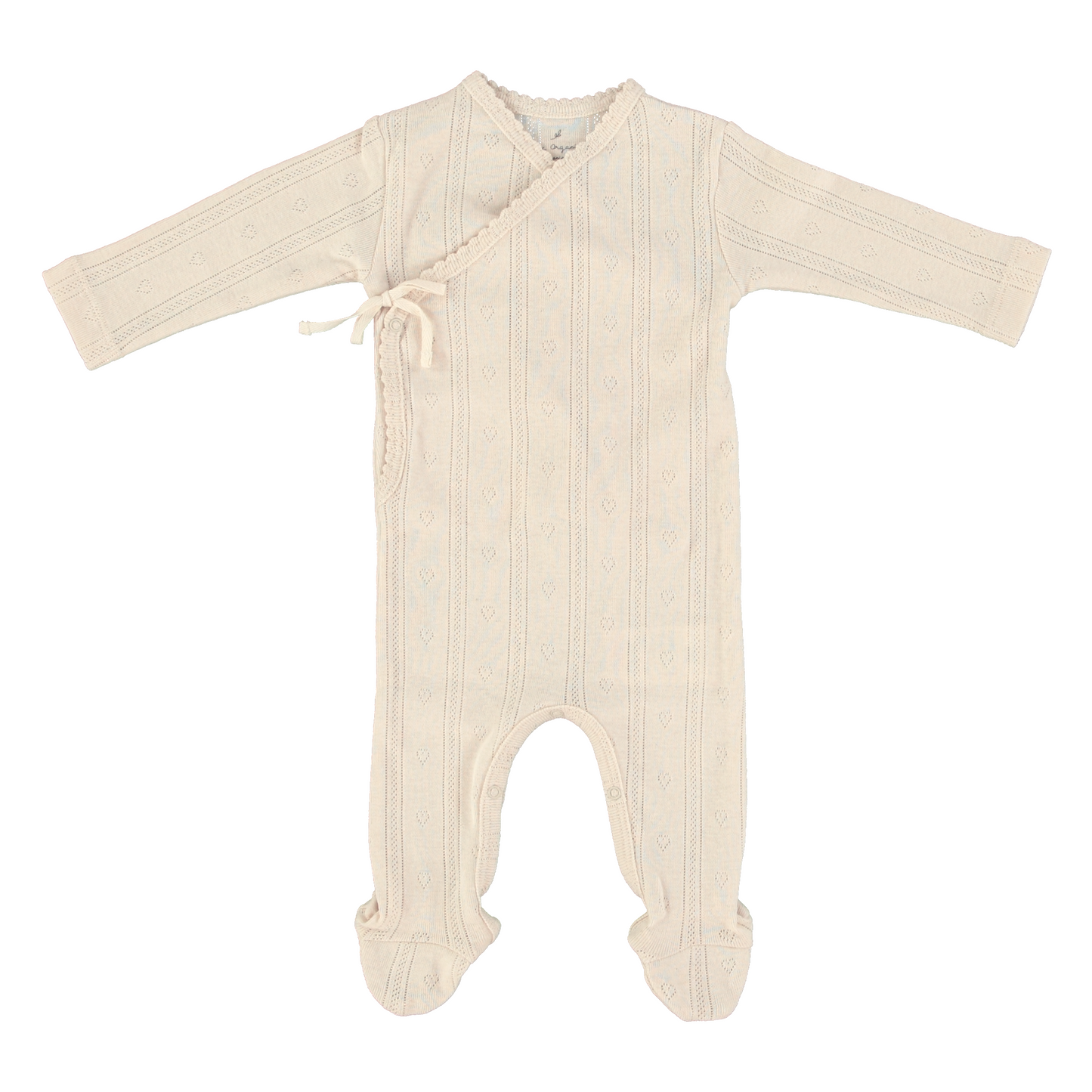 Bebe Organic Wrap Overall & Bonnet - Natural