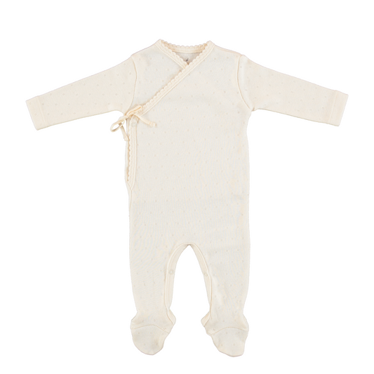Bebe Organic Wrap Footie+ Bonnet - Natural