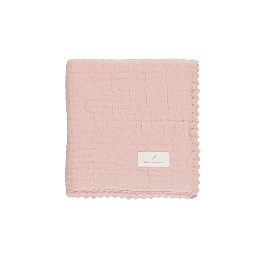 Bebe Organic Lumi Blanket - Dusty Rose