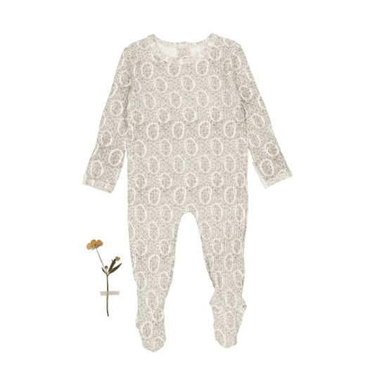 The Printed Romper - Lila floral