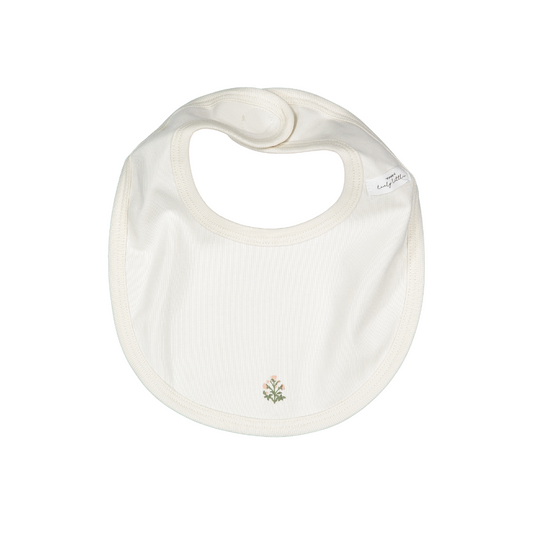 Lovely Littles Zara Embroider Bib - Pink
