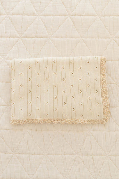 New Grain Knit Crochet Blanket