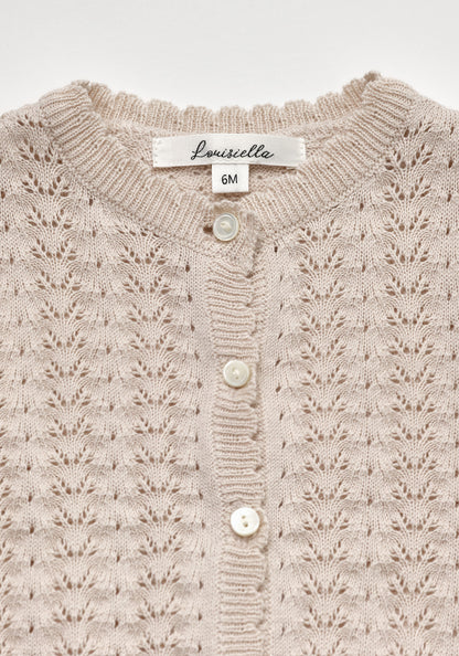 Louisiella Baby Lavera Knit Cardigan Pink