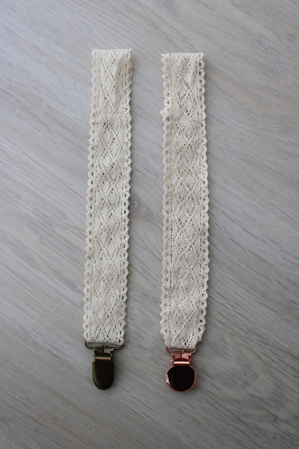 Diamond Crochet Pacifier Clip