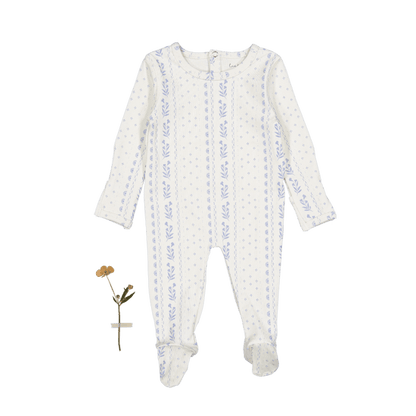 Lovely Littles Blue Tapestry Romper & Hat