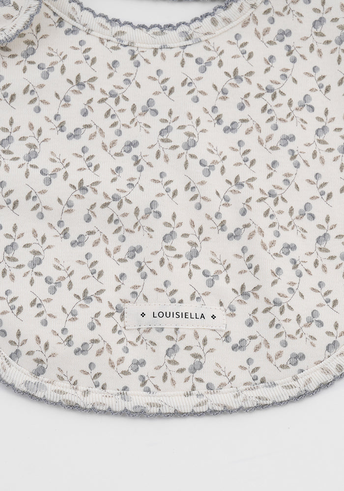 Baby Livie Vintage Organic Bib - Blue